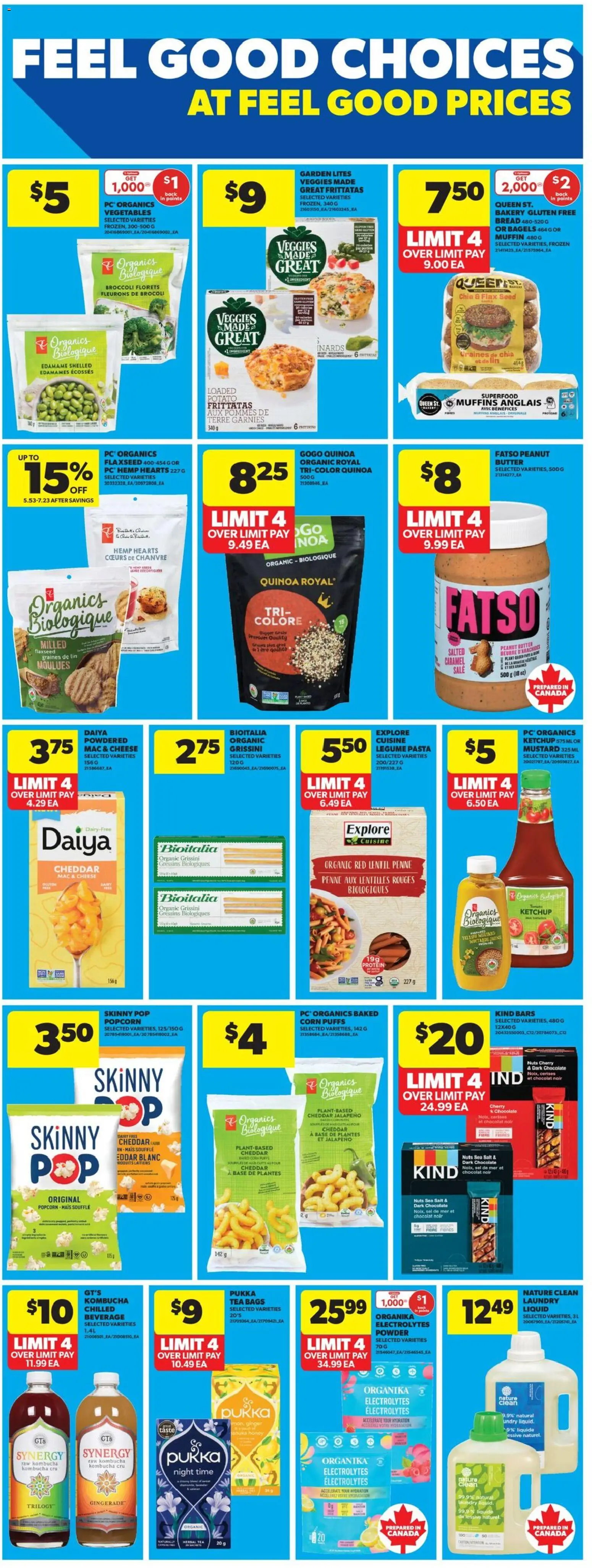 Real Canadian Superstore flyer valid from 23.04.2026 | Page: 19 | Products: Tea, Ketchup, Nuts, Chocolate