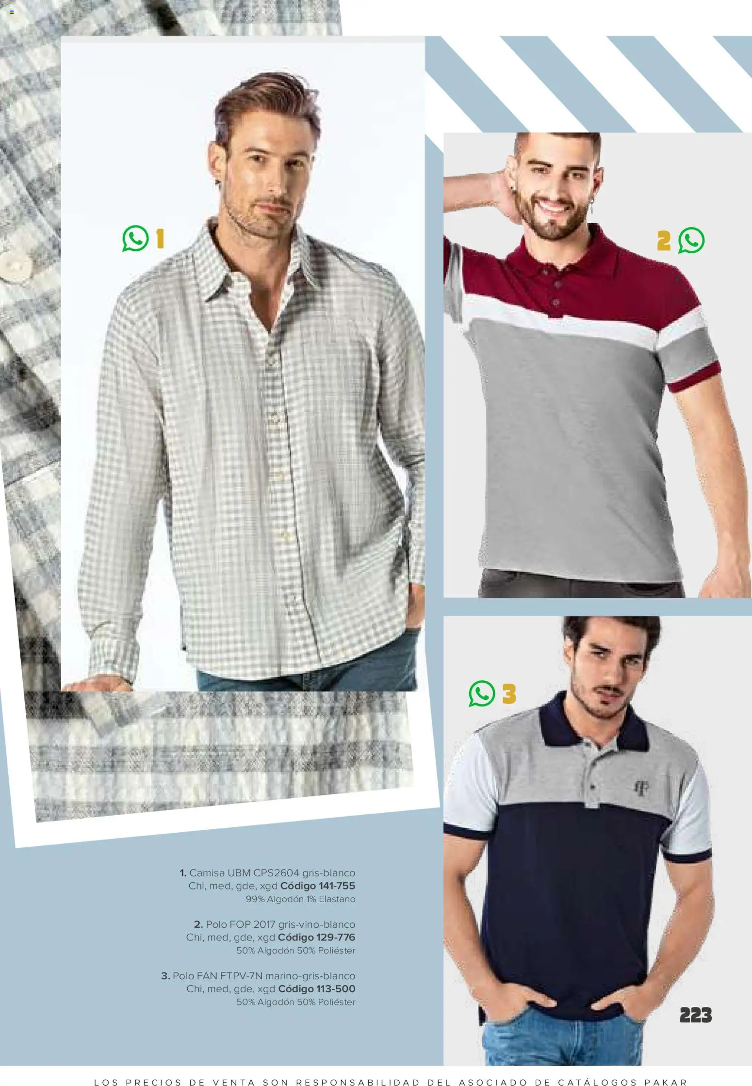 Nuevas ofertas de SC Pakar válidas en toda la República Mexicana desde el 30.01.2026. ¡Encuentra las mejores ofertas en SC Pakar catálogo Ropa! | Página: 223 | Productos: Camisa, Algodón