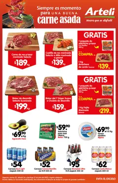 Vista previa de Arteli Carne Express, nuevo folleto de la tienda, válido en México a partir del 25.07.2025