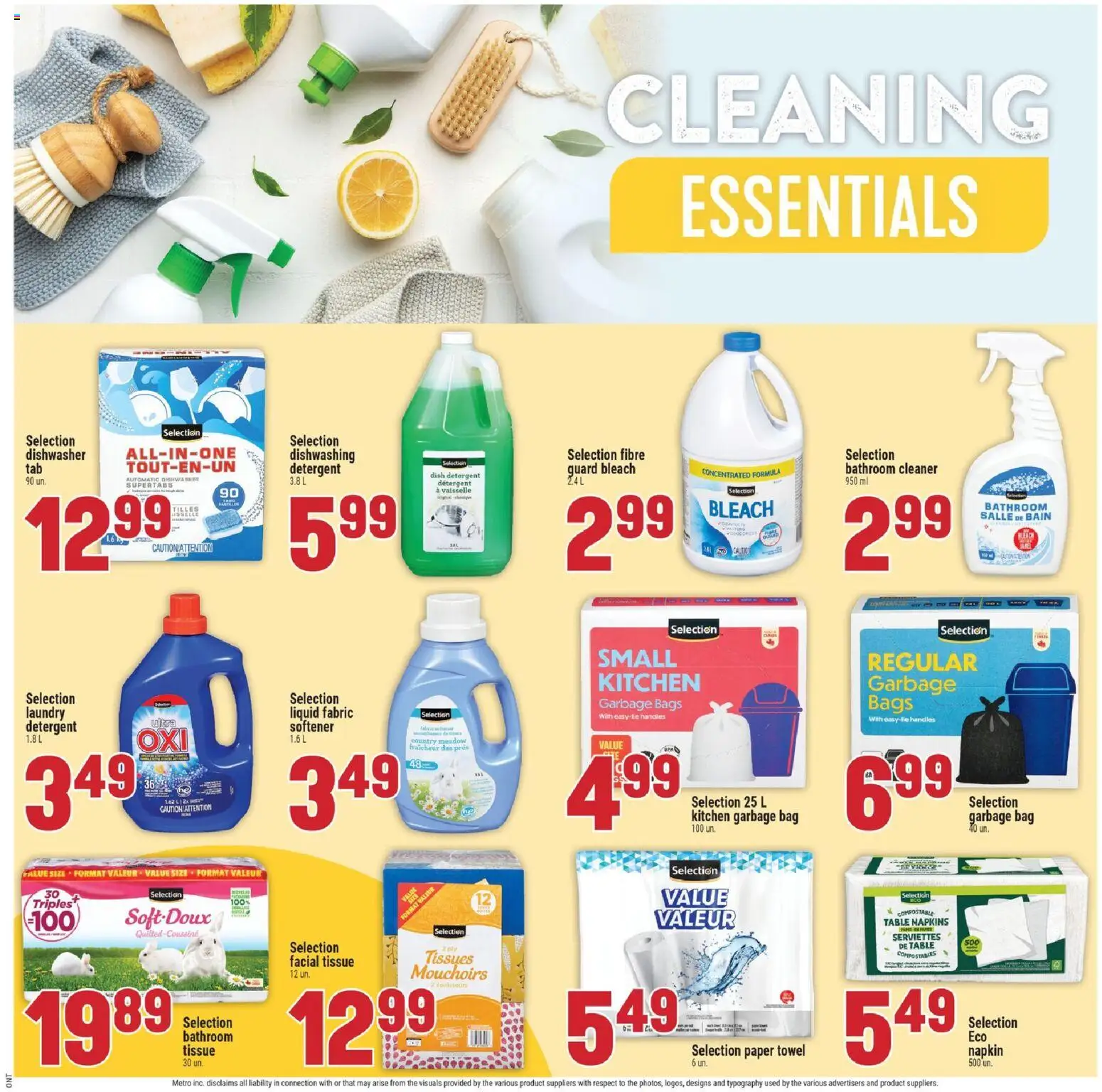 Adonis flyer valid from 09.04.2026 | Page: 7 | Products: Bag, Dishwasher, Detergent, Table