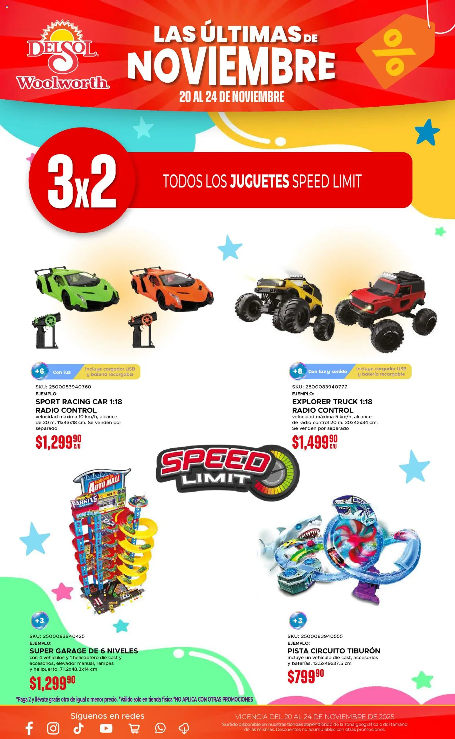 Nuevas ofertas de Del Sol y Woolworth válidas en toda la República Mexicana desde el 20.11.2025. ¡Encuentra las mejores ofertas en Del Sol y Woolworth Buen Fin ! | Página: 9