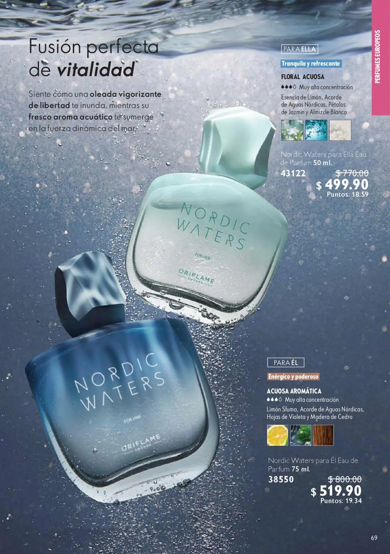 Nuevas ofertas de Oriflame válidas en toda la República Mexicana desde el 04.10.2025. ¡Encuentra las mejores ofertas en Oriflame - Campaña 14 2025! | Página: 69 | Productos: Limón, Té
