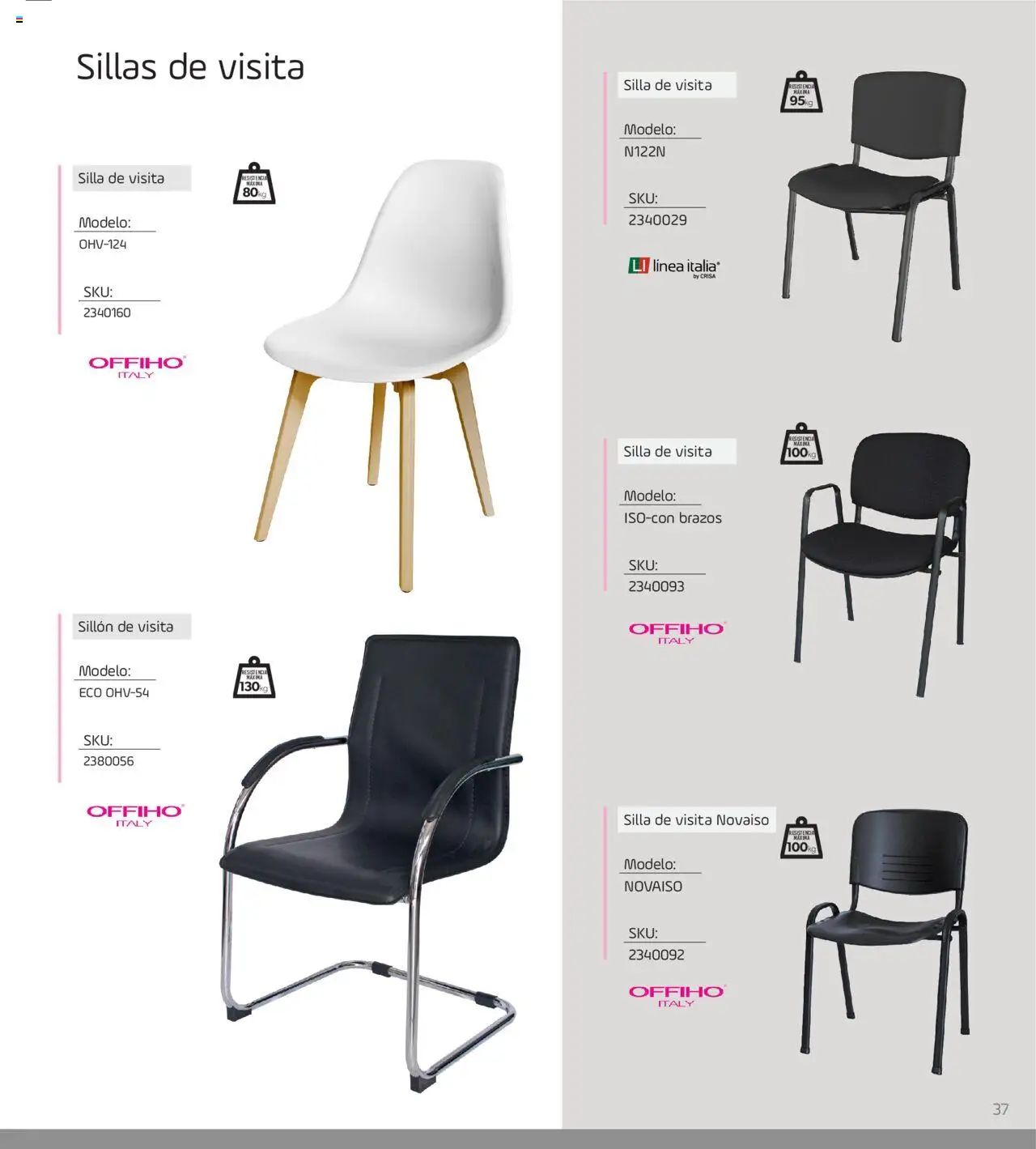 Nuevas ofertas de Ofix válidas en toda la República Mexicana desde el 17.08.2025. ¡Encuentra las mejores ofertas en Ofix - Catálogo Espacios! | Página: 37 | Productos: Sillón, Silla