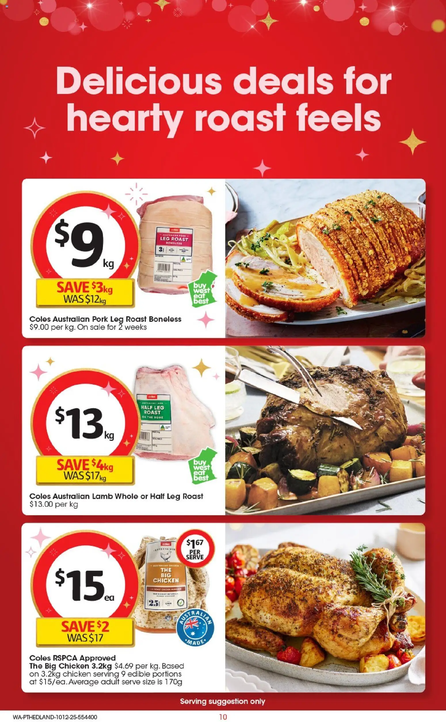 Coles catalogue - valid from 10.12.2025 | Page: 11 | Products: Chicken, Pork, Lamb