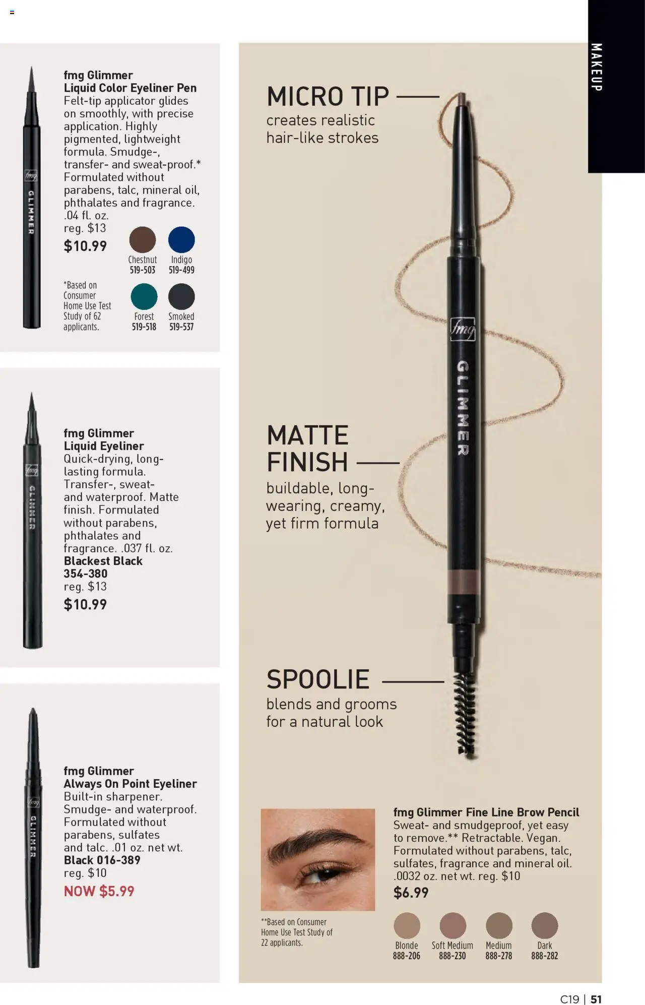 Avon Brochure - valid from 10.09.2025 | Page: 51 | Products: Pencil, Pen, Fragrance, Eyeliner