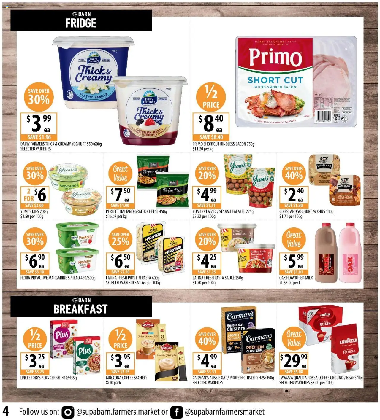 Supabarn catalogue - valid from 01.10.2025 | Page: 4 | Products: Bacon, Cereal, Avocado, Sauce