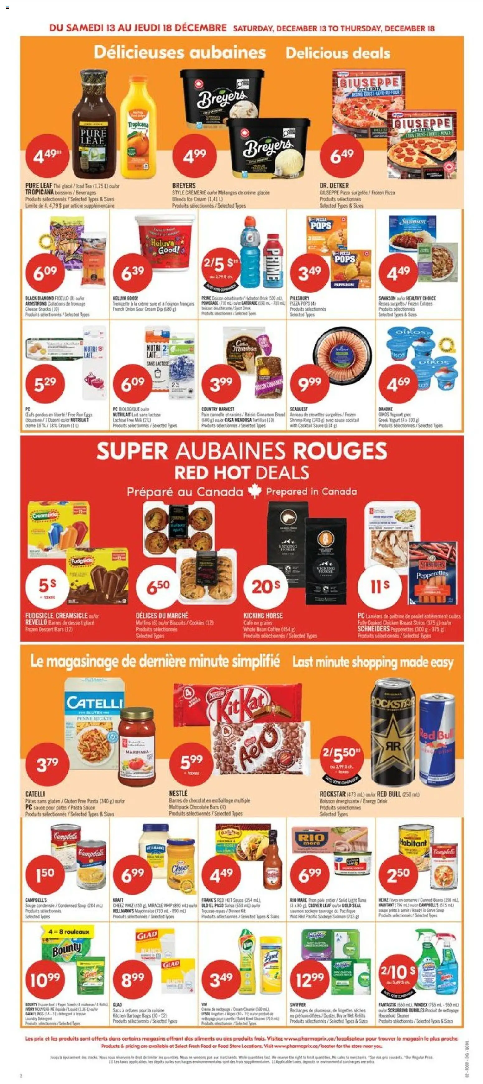 Pharmaprix flyer valid from 12.12.2025 | Page: 6 | Products: Tea, Sour cream, Yogurt, Bread