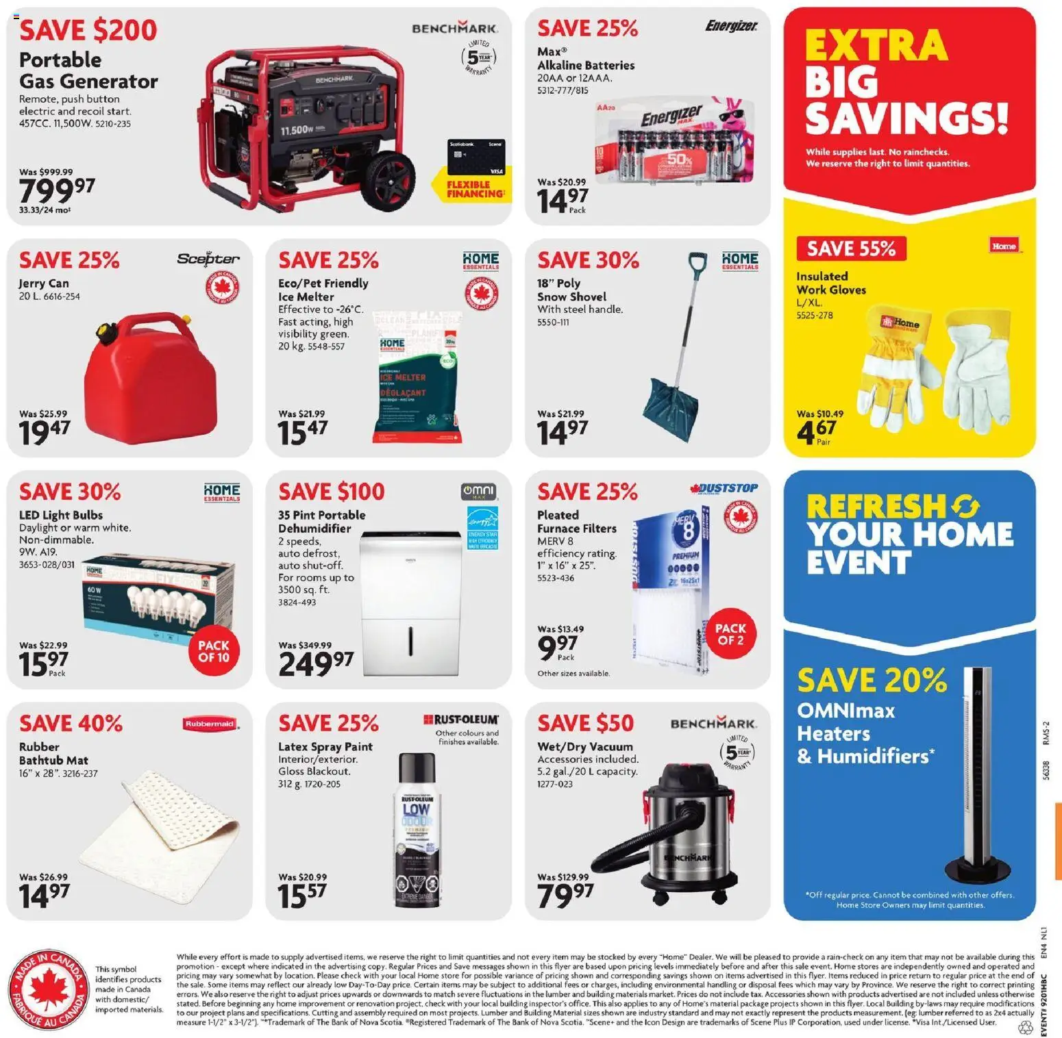 Home Hardware flyer valid from 01.01.2026 | Page: 2 | Products: Gloves
