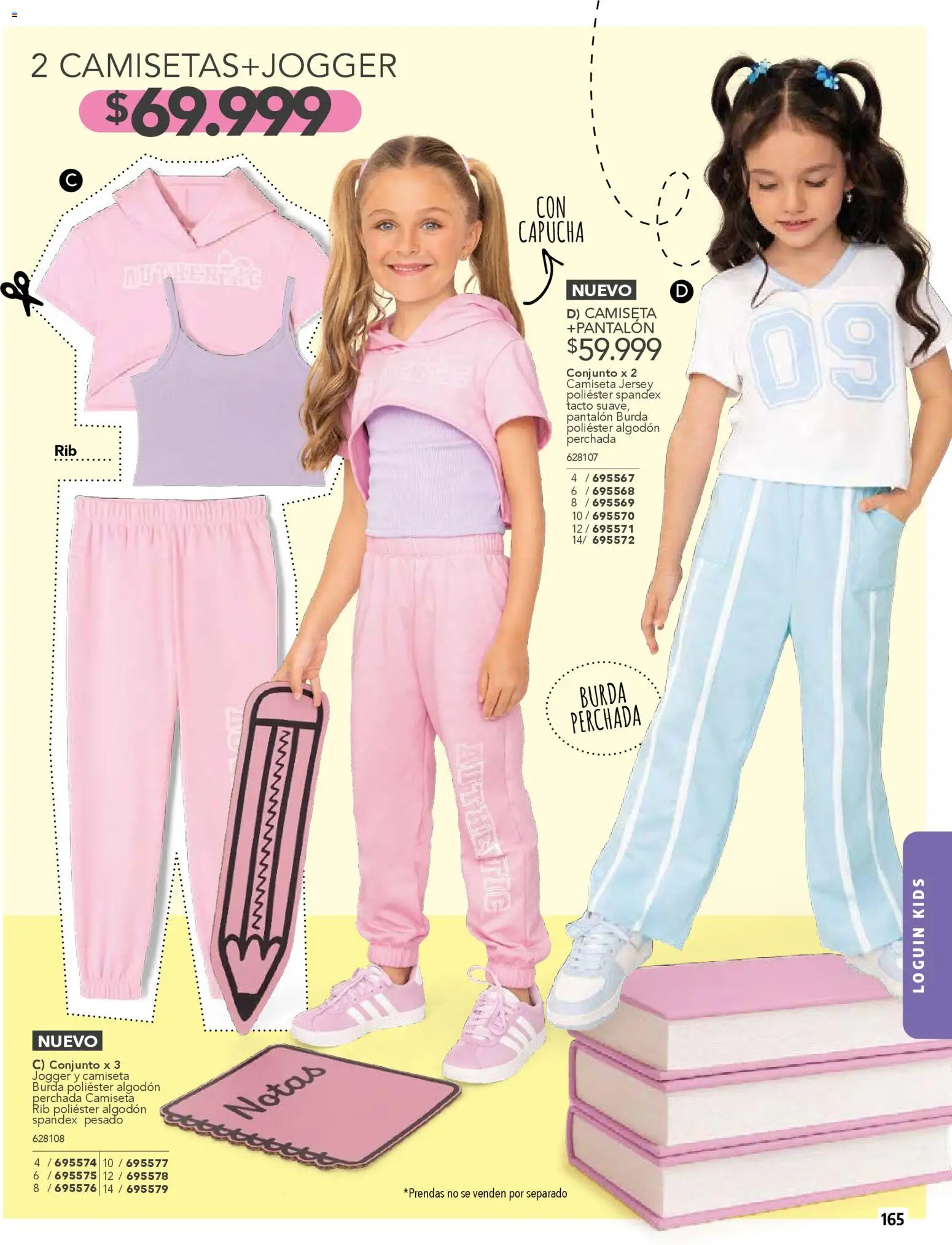 Carmel revista - valida desde el 01.02.2026 | Página: 165 | Productos: Algodón, Camiseta, Conjunto