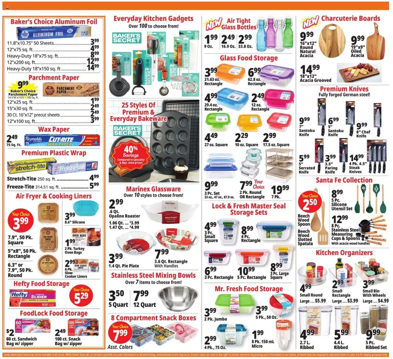 Ocean State Job Lot Weekly Ad - valid from 09.10.2025 | Page: 10 | Products: Fryer, Cooker, Bag, Oven
