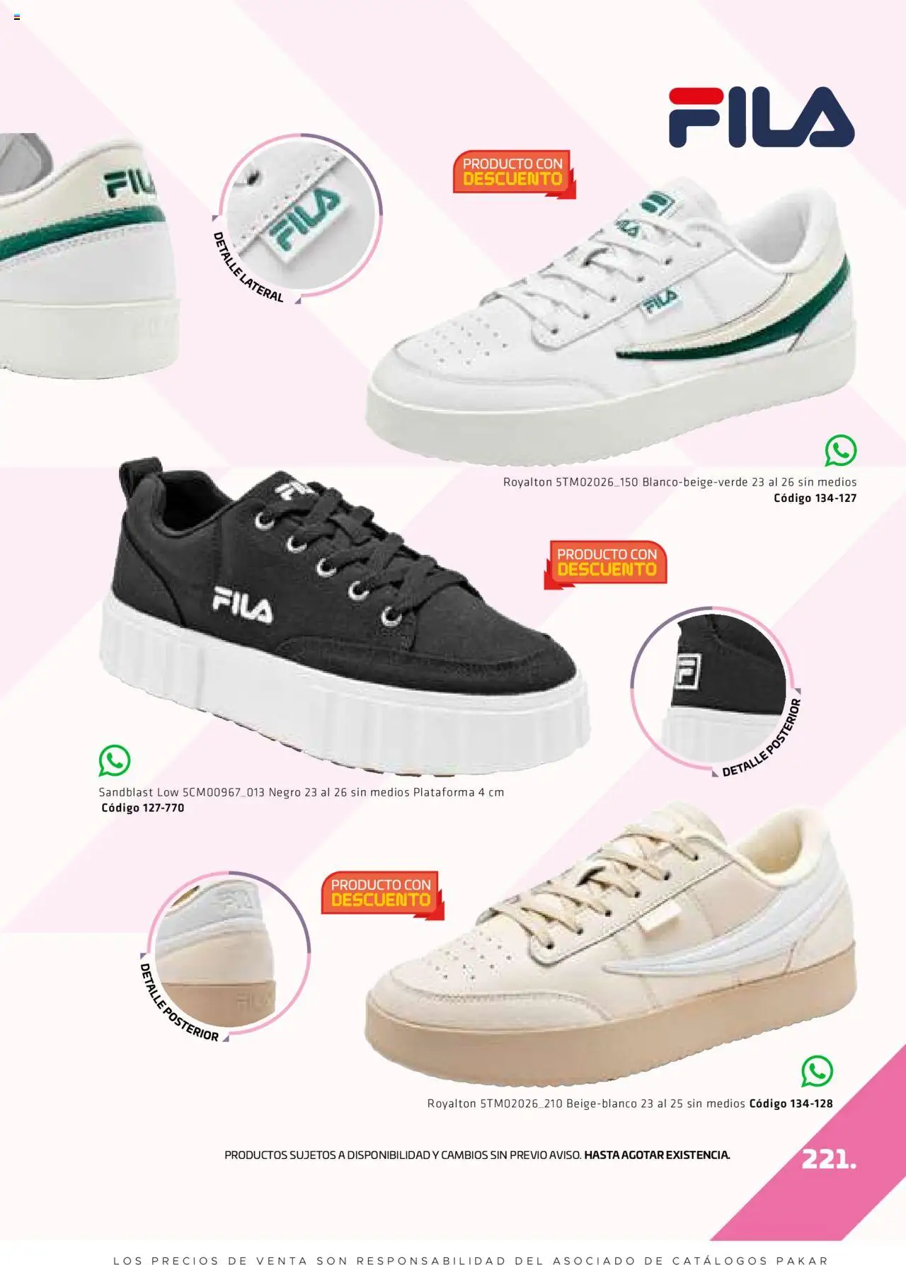 Nuevas ofertas de SC Pakar válidas en toda la República Mexicana desde el 29.08.2025. ¡Encuentra las mejores ofertas en SC Pakar - Catálogo Otoño Women! | Página: 221