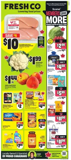 Preview of FreshCo weekly flyer / circulaire from shop FreshCo valid from 14.08.2025