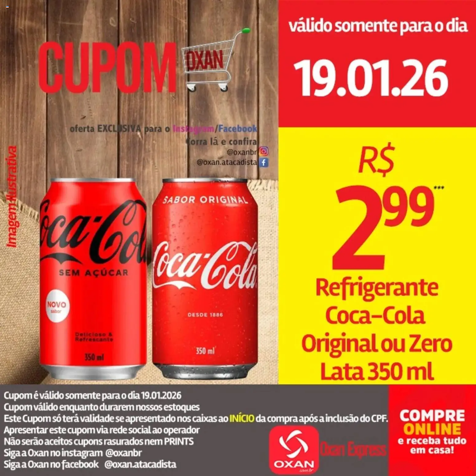 Oxan Atacadista Folheto - válido de 19.01.2026 | Página: 7 | Produtos: Açúcar, Refrigerante