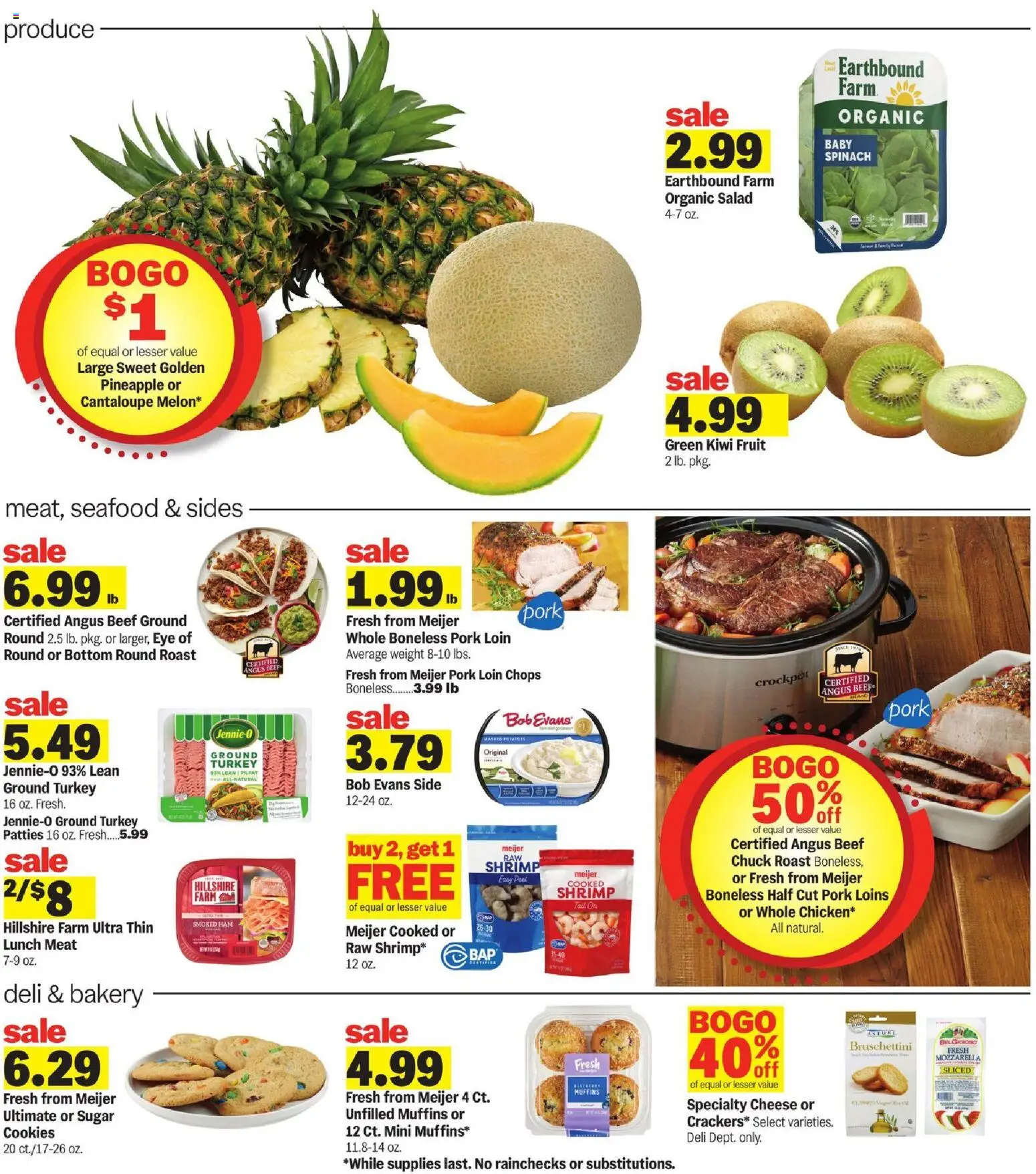 Meijer Weekly Ad - MI - valid from 29.04.2026 | Page: 2 | Products: Ham, Pork, Cookies, Sugar
