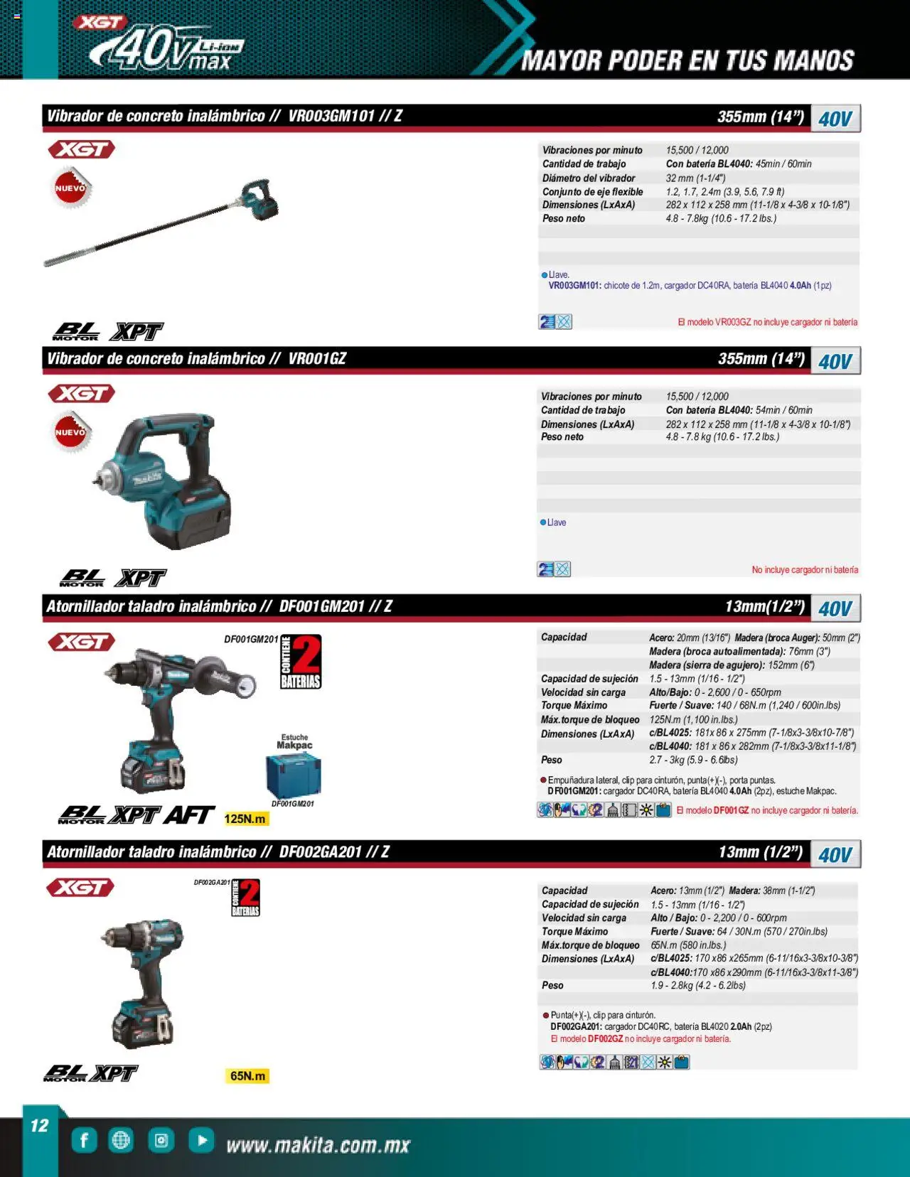 Nuevas ofertas de Makita válidas en toda la República Mexicana desde el 16.03.2023. ¡Encuentra las mejores ofertas en Makita Líneas de Ensamble! | Página: 14
