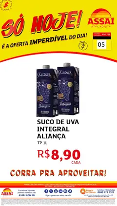 Assaí Atacadista ofertas - TO - Pré-Visualização do folheto da loja Assaí Atacadista, válido de 05.04.2026