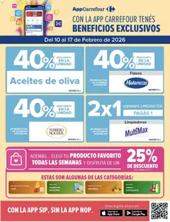 Vista previa Carrefour Market catálogo válido desde el 10.02.2026 | Página: 6 | Productos: Oliva, Café, Fideos
