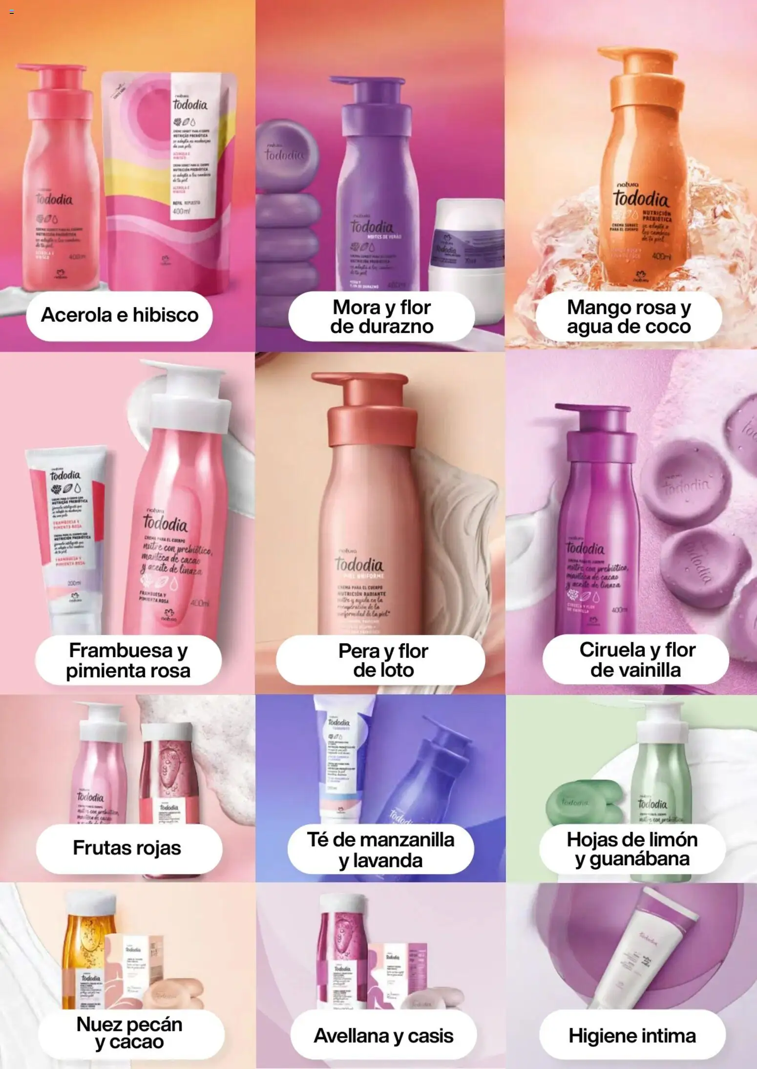 Natura revista - valida desde el 01.03.2026 | Página: 89 | Productos: Mora, Durazno, Pera, Aceite