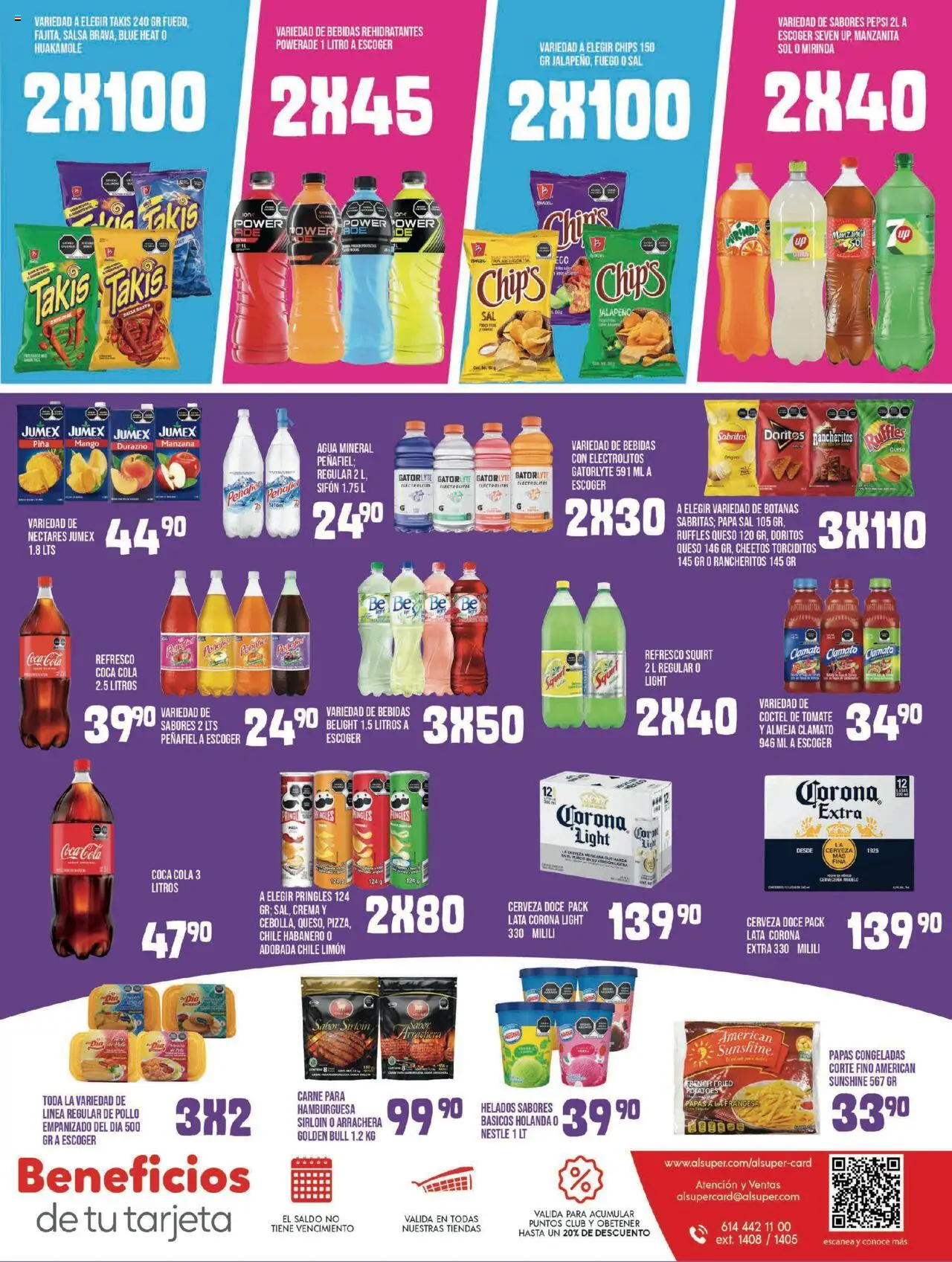 Nuevas ofertas de Alsuper válidas en toda la República Mexicana desde el 01.08.2025. ¡Encuentra las mejores ofertas en Alsuper - Folleto - Laguna! | Página: 7 | Productos: Sal, Limón, Queso, Piña