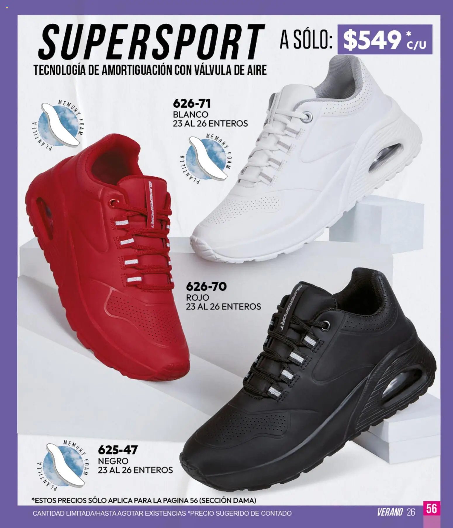 Nuevas ofertas de Cklass válidas en toda la República Mexicana desde el 05.03.2026. ¡Encuentra las mejores ofertas en Cklass catálogo Verano Sportbrands Dama! | Página: 57 | Productos: Válvula