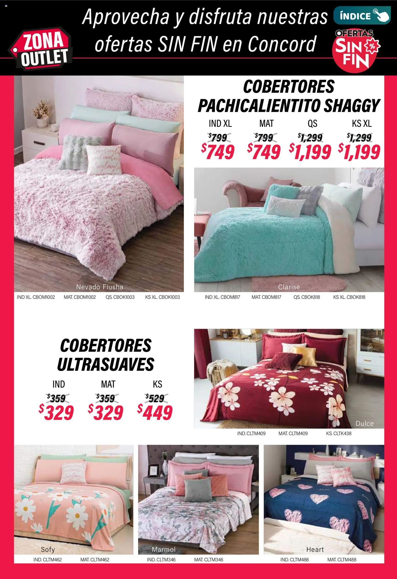 Nuevas ofertas de Colchas Concord válidas en toda la República Mexicana desde el 01.11.2025. ¡Encuentra las mejores ofertas en Colchas Concord Buen Fin! | Página: 273