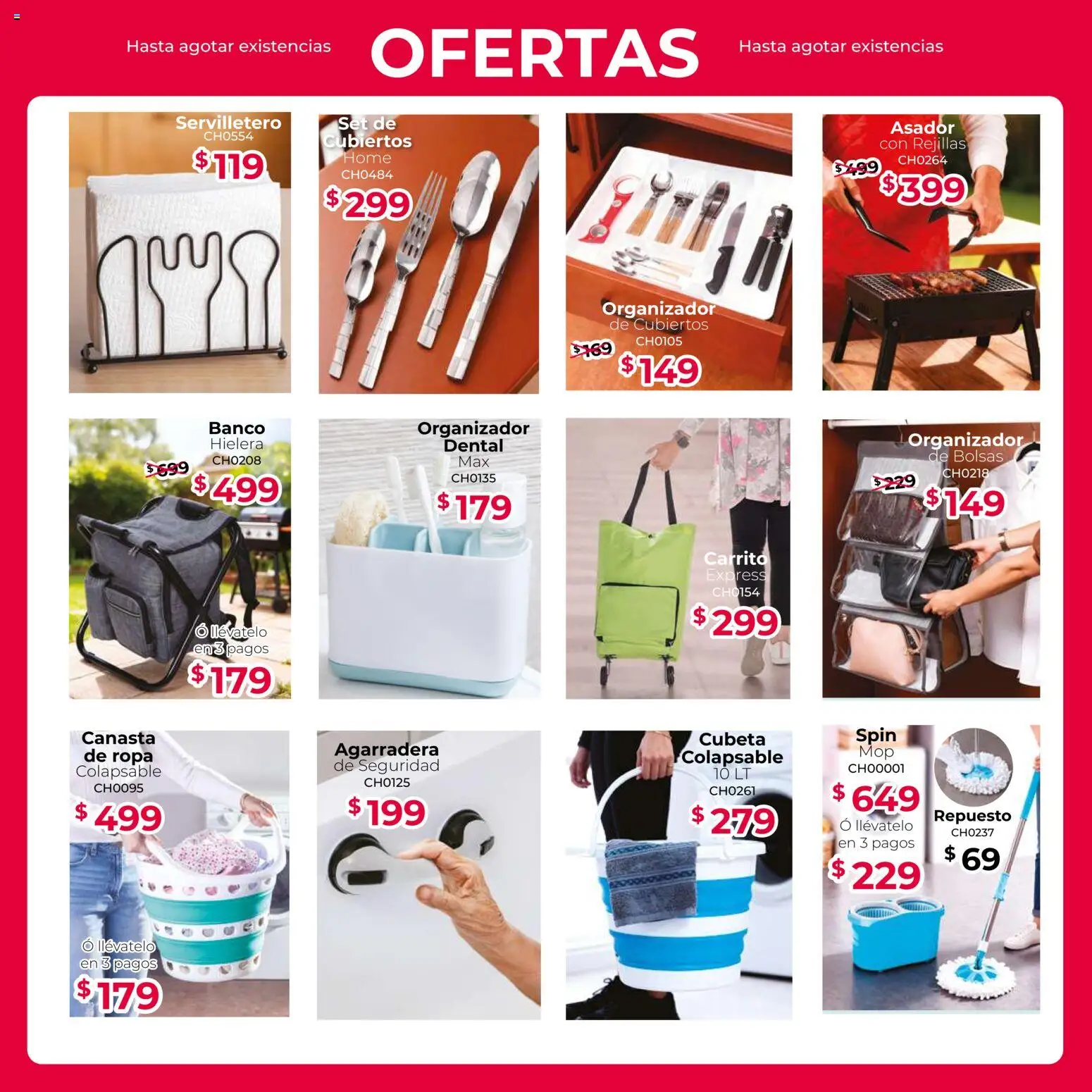 Nuevas ofertas de Colchas Concord válidas en toda la República Mexicana desde el 01.11.2025. ¡Encuentra las mejores ofertas en Colchas Concord catálogo Home! | Página: 65 | Productos: Hielera, Organizador, Canasta, Servilletero