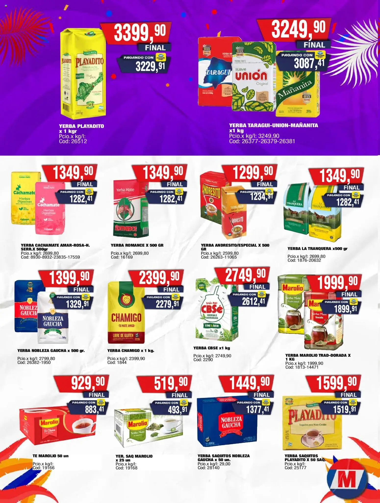 Maxiconsumo ofertas │ válido desde el 16.02.2026 | Página: 8 | Productos: Mate, Yerba, Té, Mate cocido