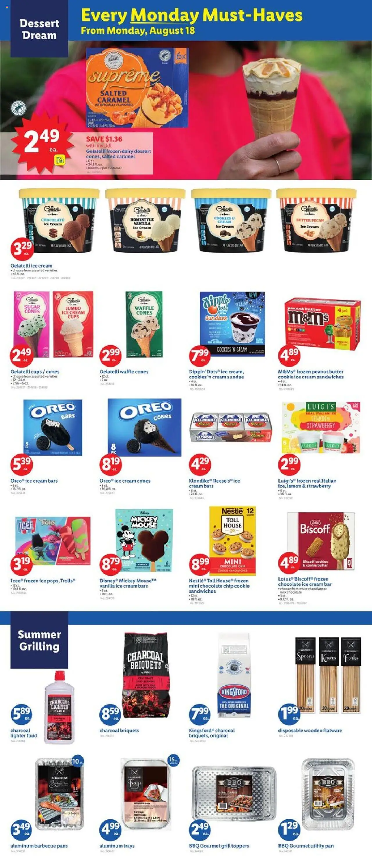 Lidl Weekly Ad - NY - valid from 13.08.2025 | Page: 4 | Products: Pan, Milk, Cookies, Lighter