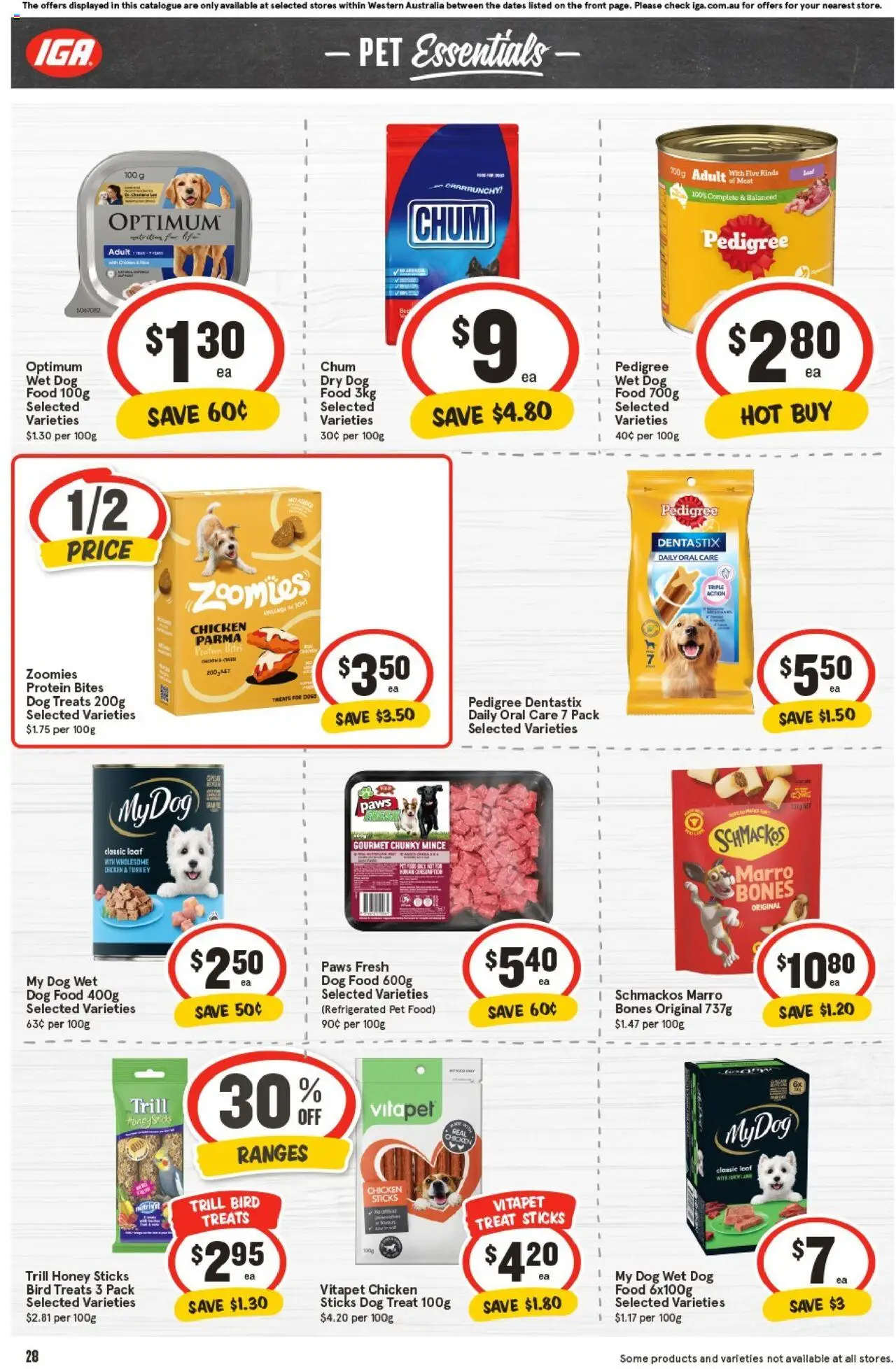 IGA catalogue - valid from 22.10.2025 | Page: 31 | Products: Honey, Chicken, Dog food, Turkey