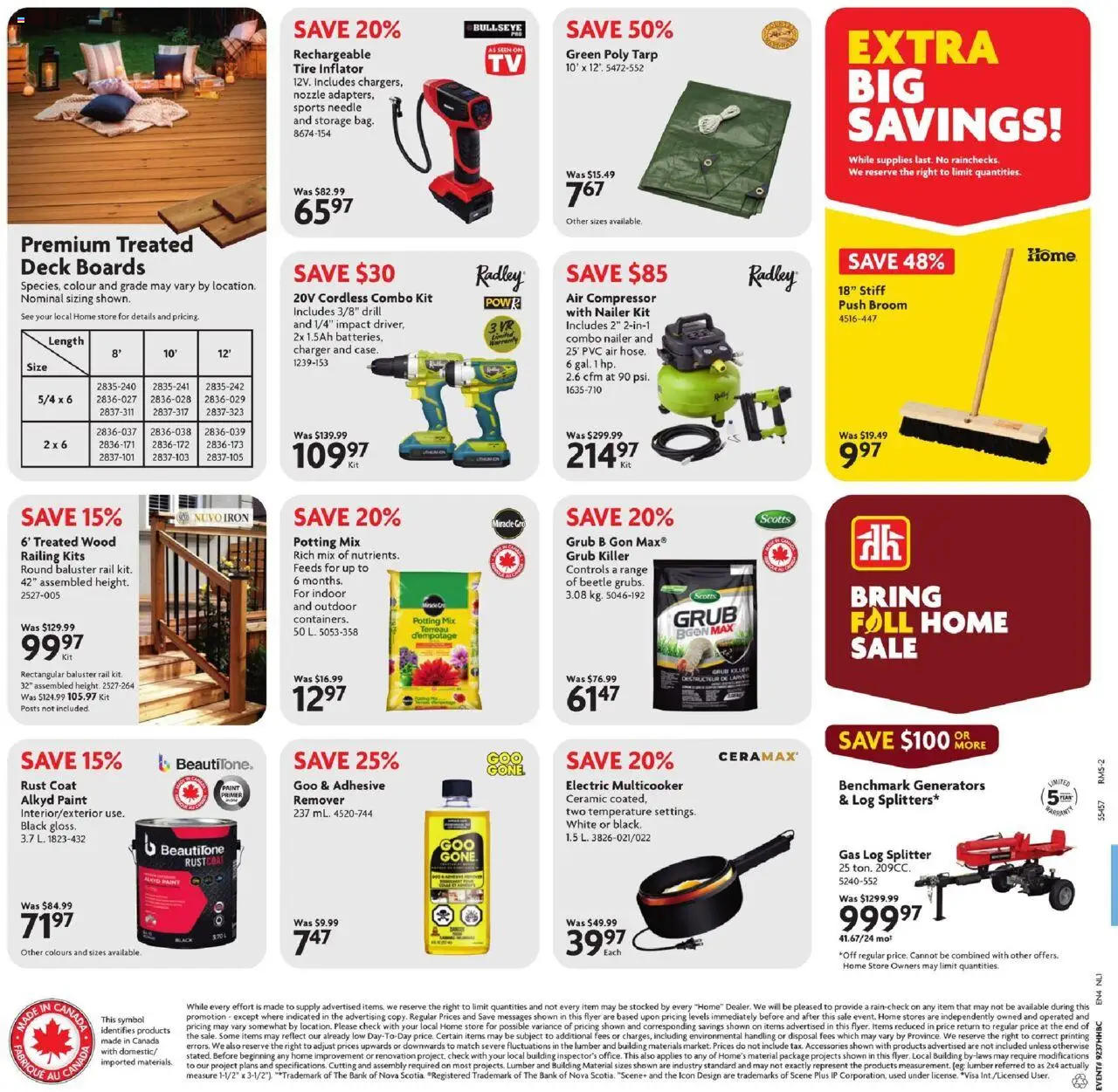 Home Hardware flyer valid from 11.09.2025 | Page: 2 | Products: Coat