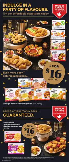 Preview of Giant Value mini chicken quesadilla bites, Chicken quesadilla bites from shop Giant Tiger valid from 25.12.2025 | Page: 3