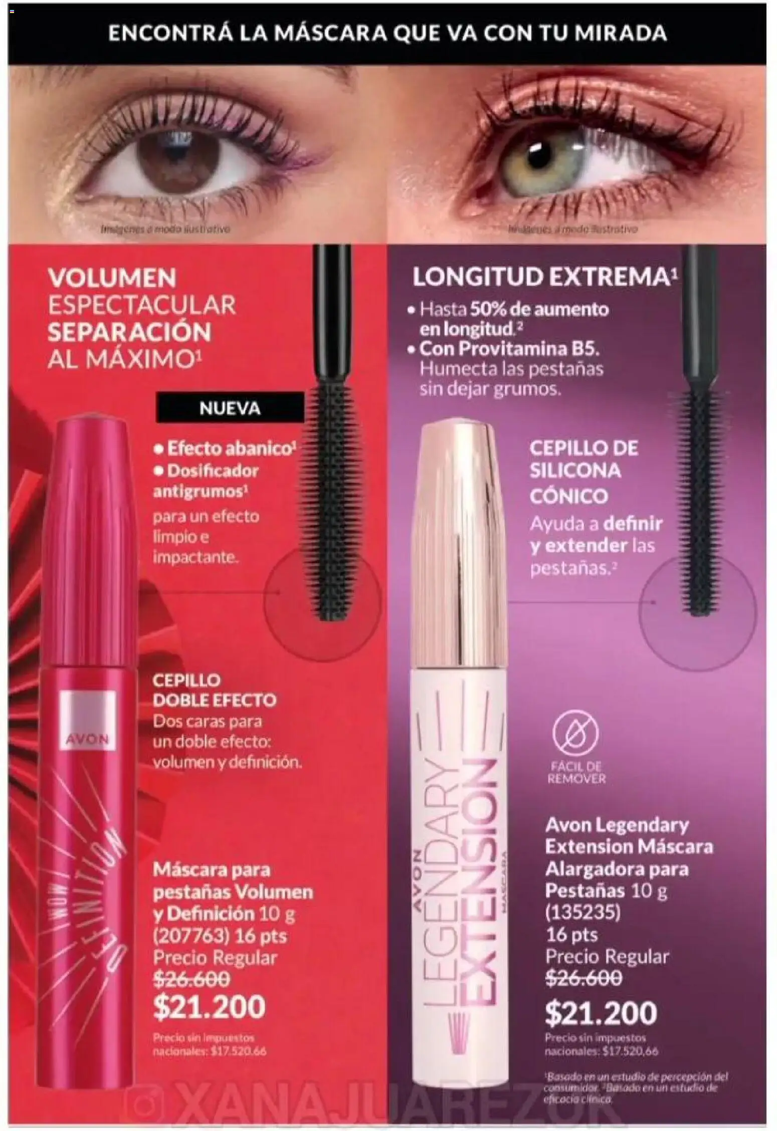 Catálogo AVON Campaña 1/2026 │ válido desde el 01.01.2026 | Página: 43 | Productos: Cepillo, Máscara