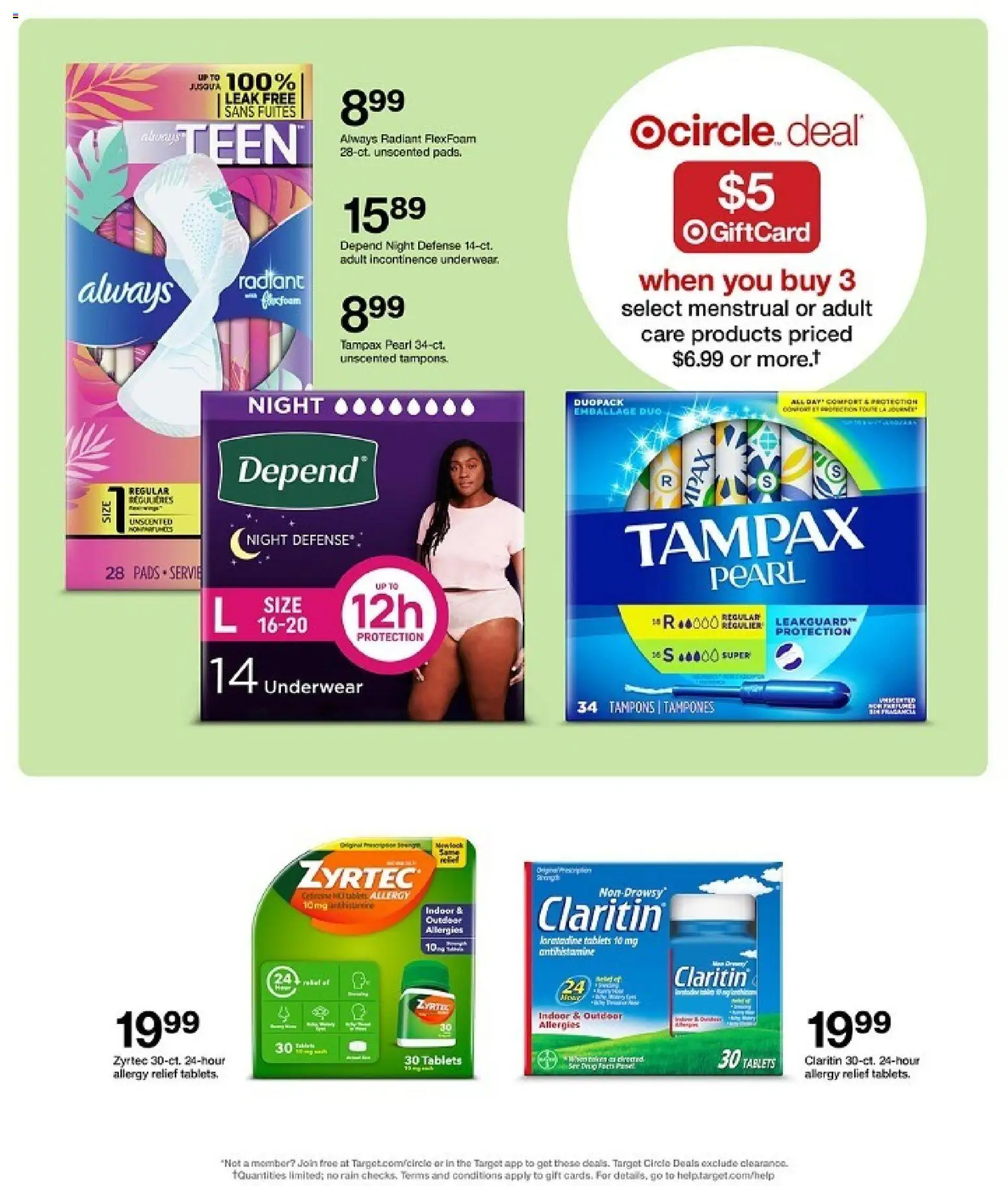 Target Weekly Ad - valid from 01.03.2026 | Page: 32 | Products: Tampons