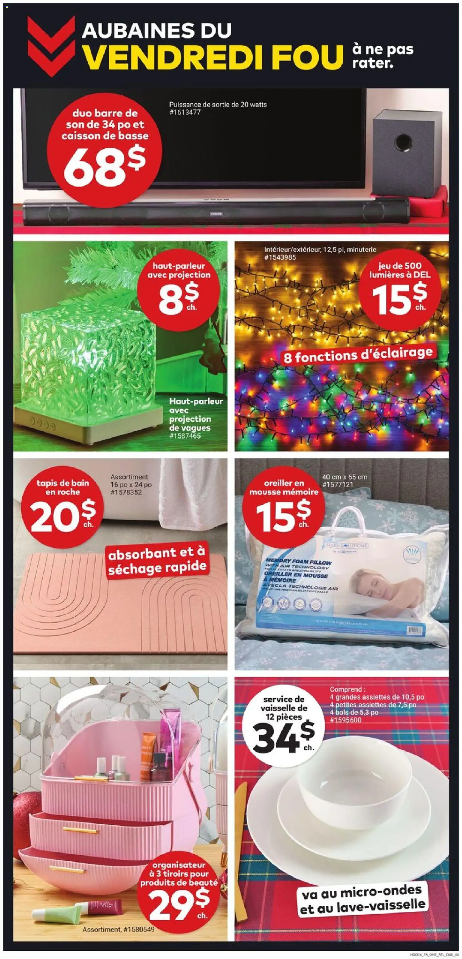 Giant Tiger flyer valid from 19.11.2025 | Page: 8 | Products: Speaker, Pillow, Bath