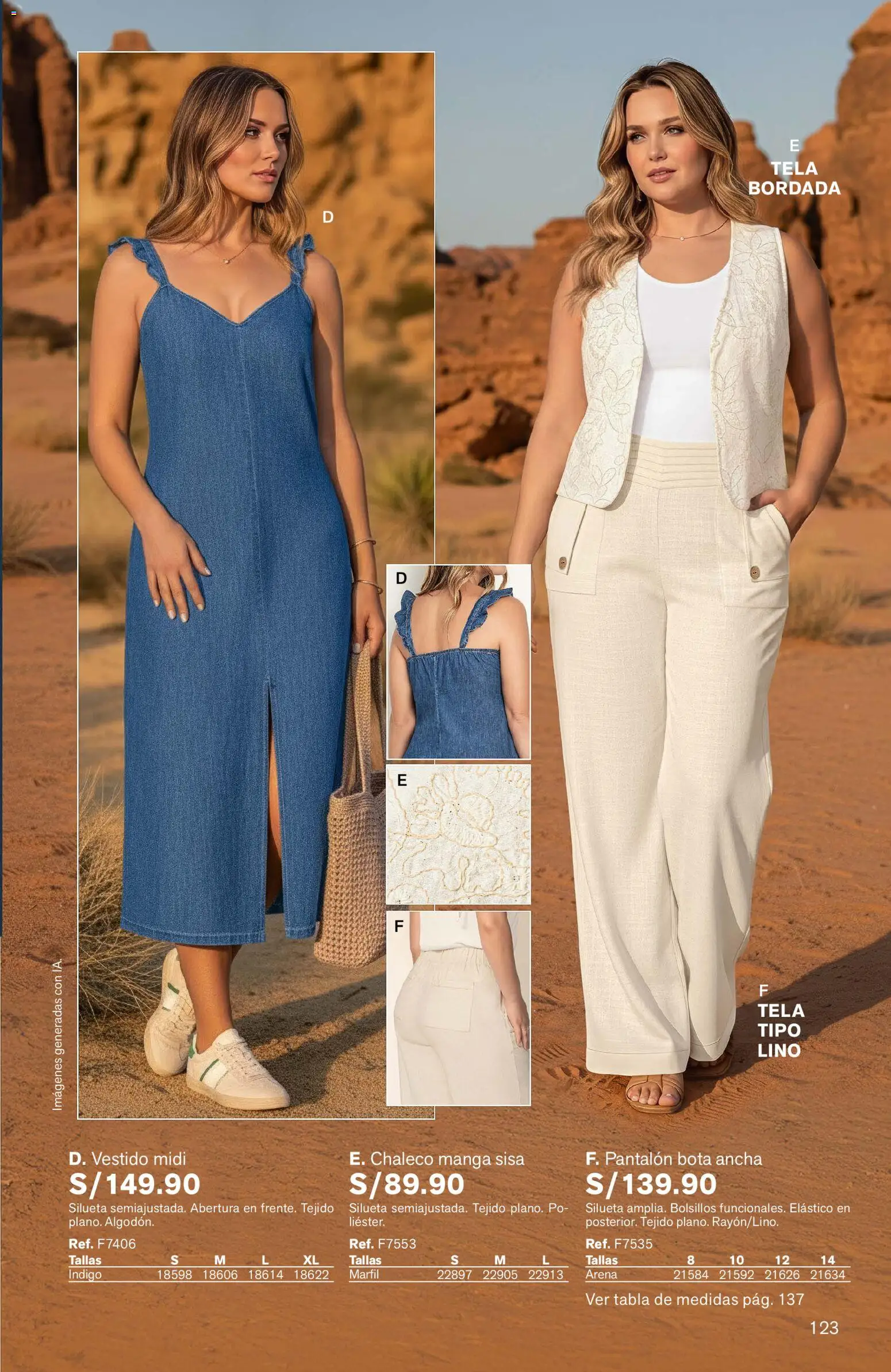 Catálogo Leonisa válido desde 07.04.2026 | Página: 123 | Productos: Chaleco, Vestido