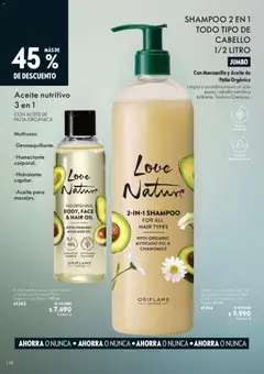 Oriflame ofertas  válido desde el 28.03.2026 | Página: 110 | Productos: Palta, Shampoo, Aceite
