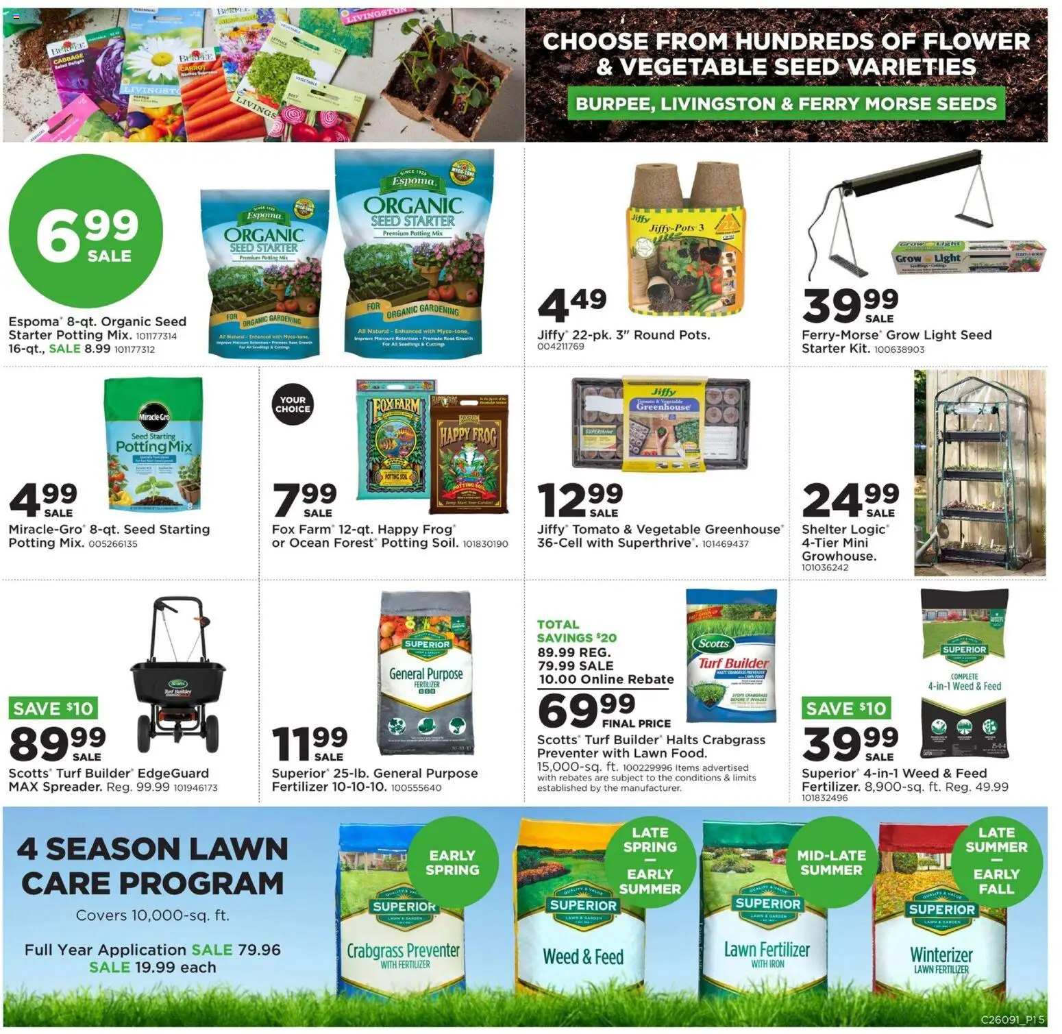 Mills Fleet Farm Weekly Ad - valid from 23.02.2026 | Page: 6 | Products: Carrot, Starter, Cabbage, Iron