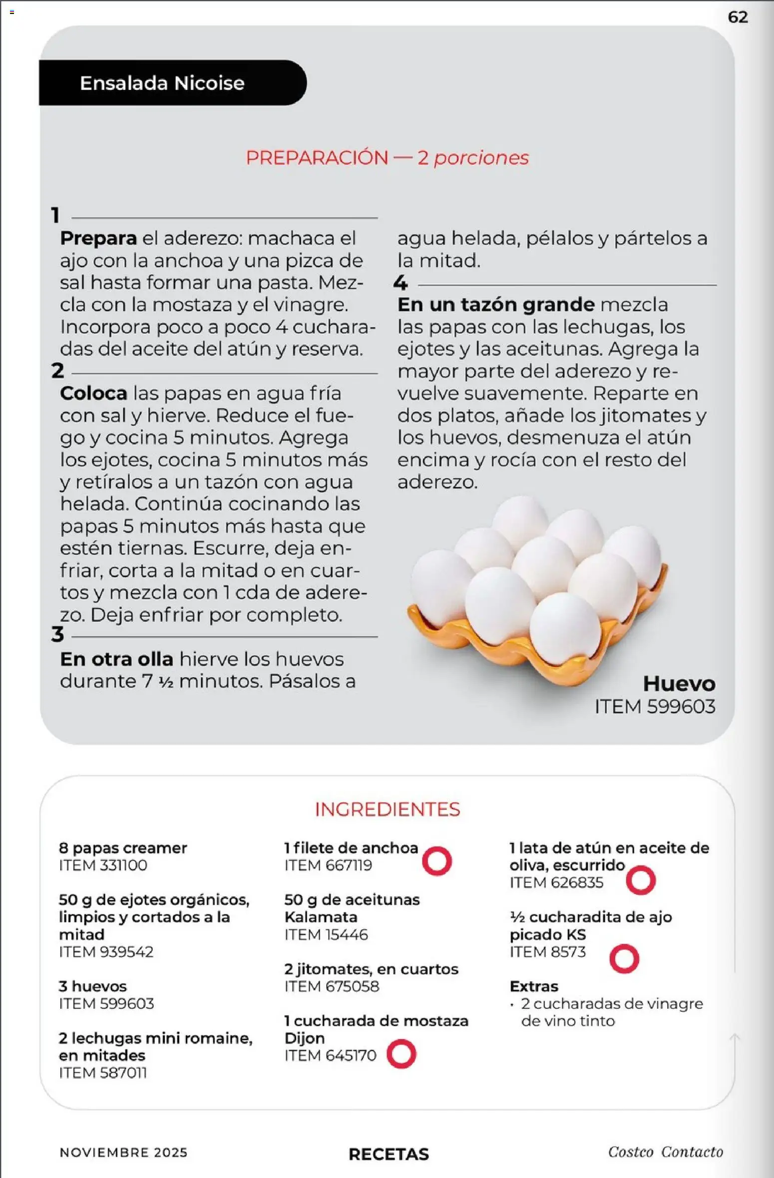 Nuevas ofertas de Costco válidas en toda la República Mexicana desde el 01.11.2025. ¡Encuentra las mejores ofertas en Costco Revista Noviembre! | Página: 62 | Productos: Mostaza, Aceite, Cocina, Cuchara