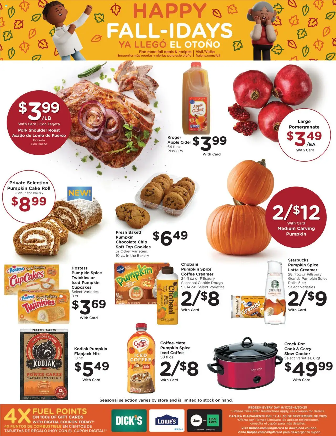 Ralphs Weekly Ad - valid from 17.09.2025 | Page: 10 | Products: Bakery, Cooker, Chocolate, Cookies