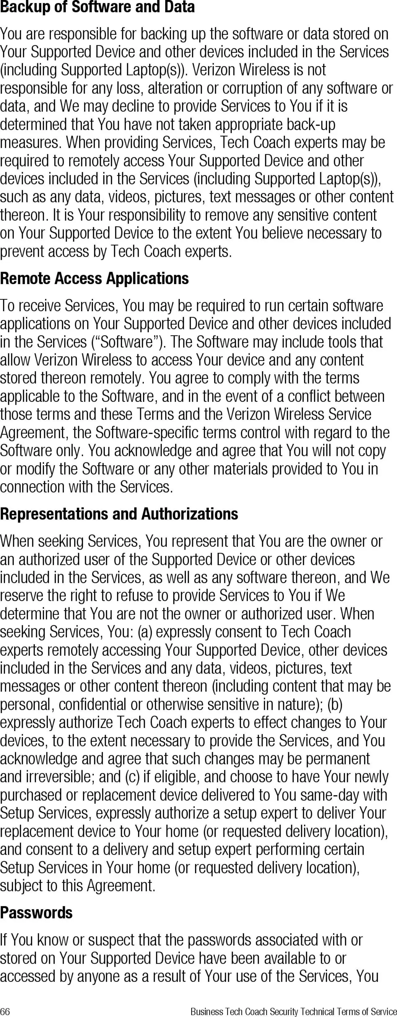 Verizon - Total Mobile Protection for Business and Multi-Devices for Business - valid from 13.03.2025 | Page: 66