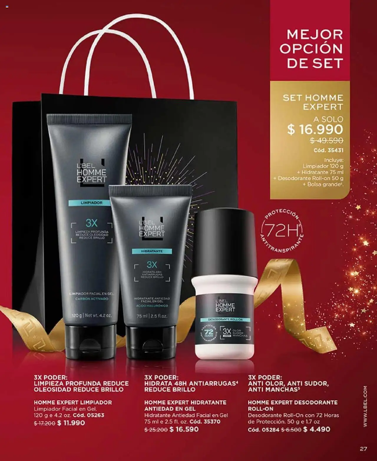 Catálogo L'Bel Campaña 17 │ válido desde el 14.10.2025 | Página: 27 | Productos: Brillo, Bolsa, Desodorante, Antitranspirante