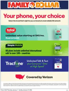 Preview of Family Dollar weekly ads valid from 01.01.2026