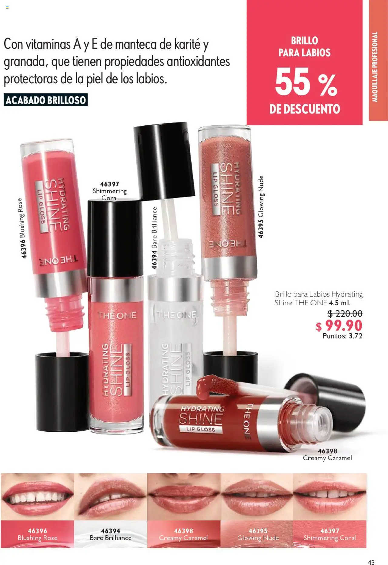 Nuevas ofertas de Oriflame válidas en toda la República Mexicana desde el 04.10.2025. ¡Encuentra las mejores ofertas en Oriflame - Campaña 14 2025! | Página: 43 | Productos: Brillo, Vitaminas, Maquillaje