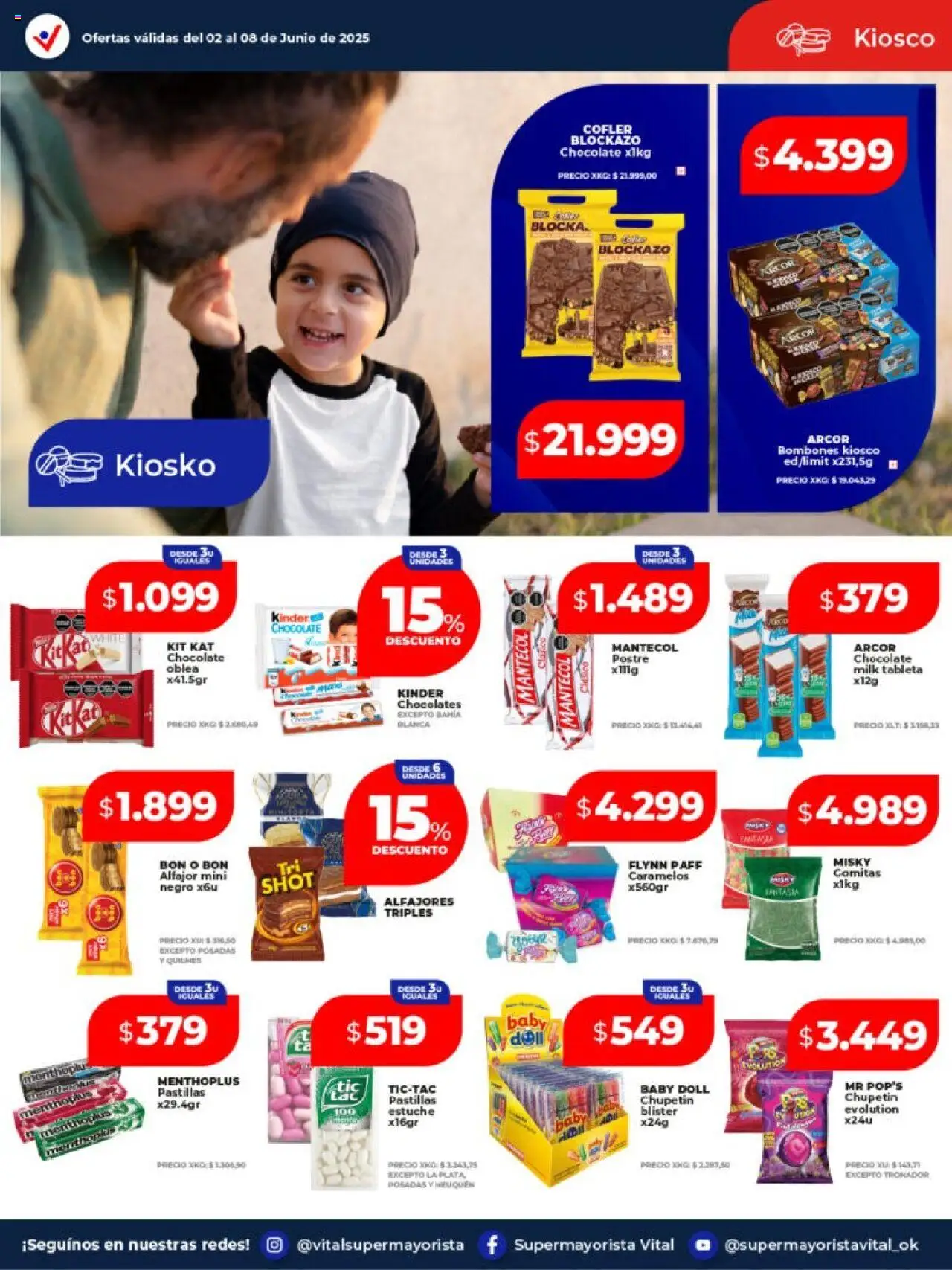 Vital - Ofertas de semana - Posadas │ válido desde el 02.06.2025 | Página: 21 | Productos: Tableta, Bombones, Chocolate, Alfajor