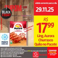 Oxan Atacadista Black Friday - Pré-Visualização do folheto da loja Oxan Atacadista, válido de 29.11.2025 | Página: 1 | Produtos: Linguiça