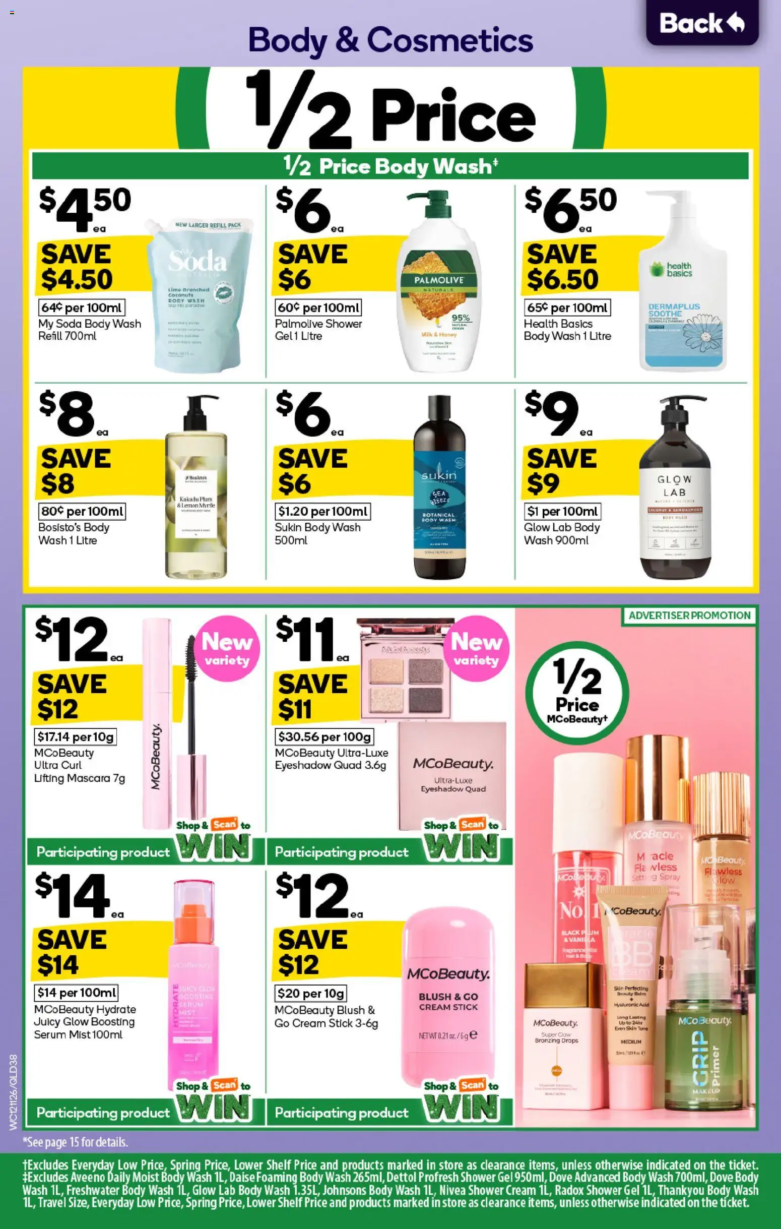 Woolworths catalogue - valid from 12.11.2025 | Page: 38 | Products: Mascara, Milk, Honey, Setting spray