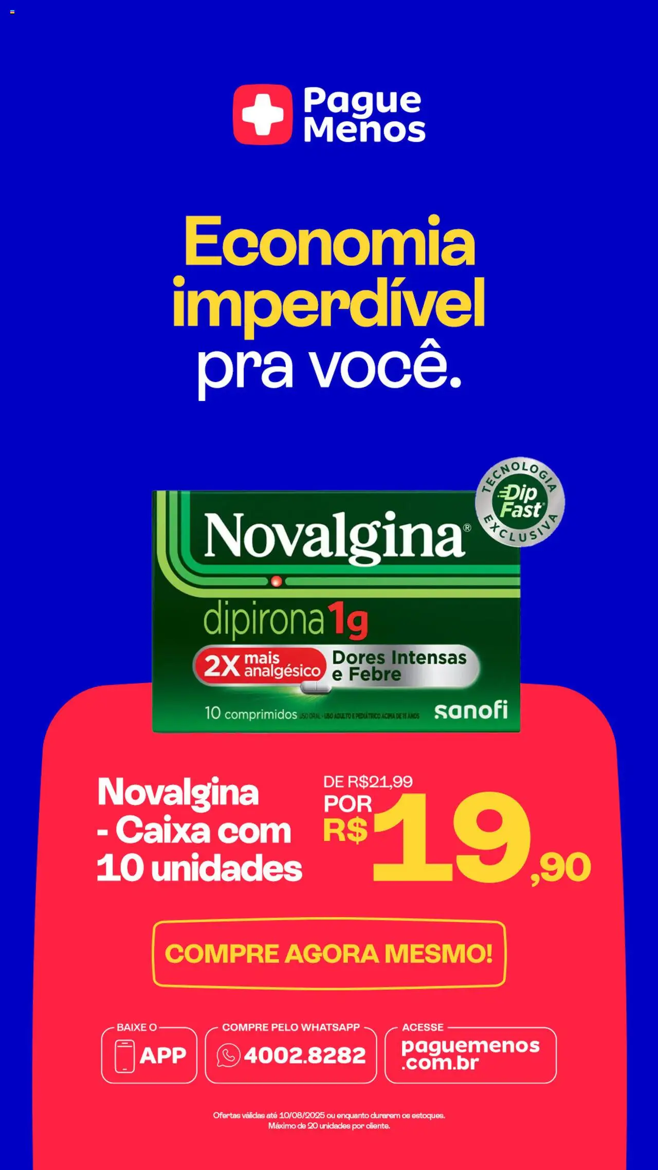 Pague Menos Folheto - válido de 04.08.2025 | Página: 2 | Produtos: Caixa