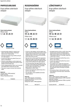 Preview of IKEA weekly ads valid from 01.01.2025 | Page: 52 | Products: Pillow