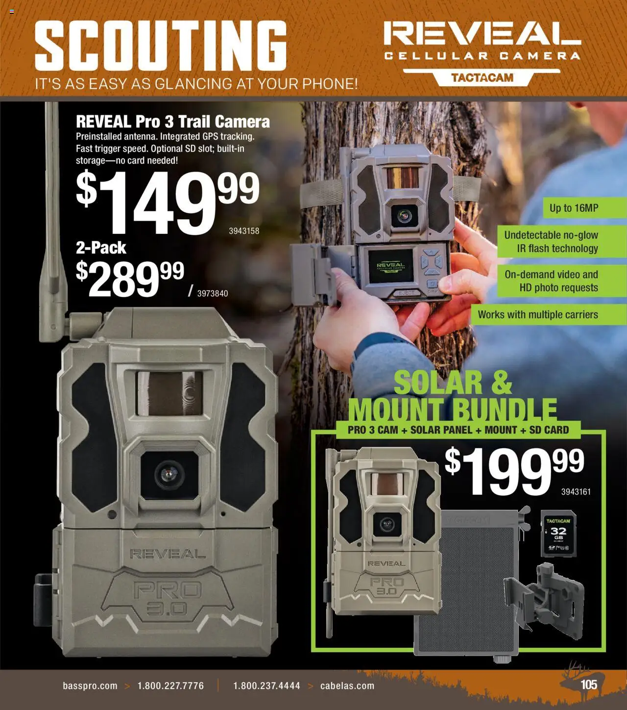 Cabela's Archery 25 - valid from 15.07.2025 | Page: 105 | Products: Phone, Video, Camera, Trail Camera