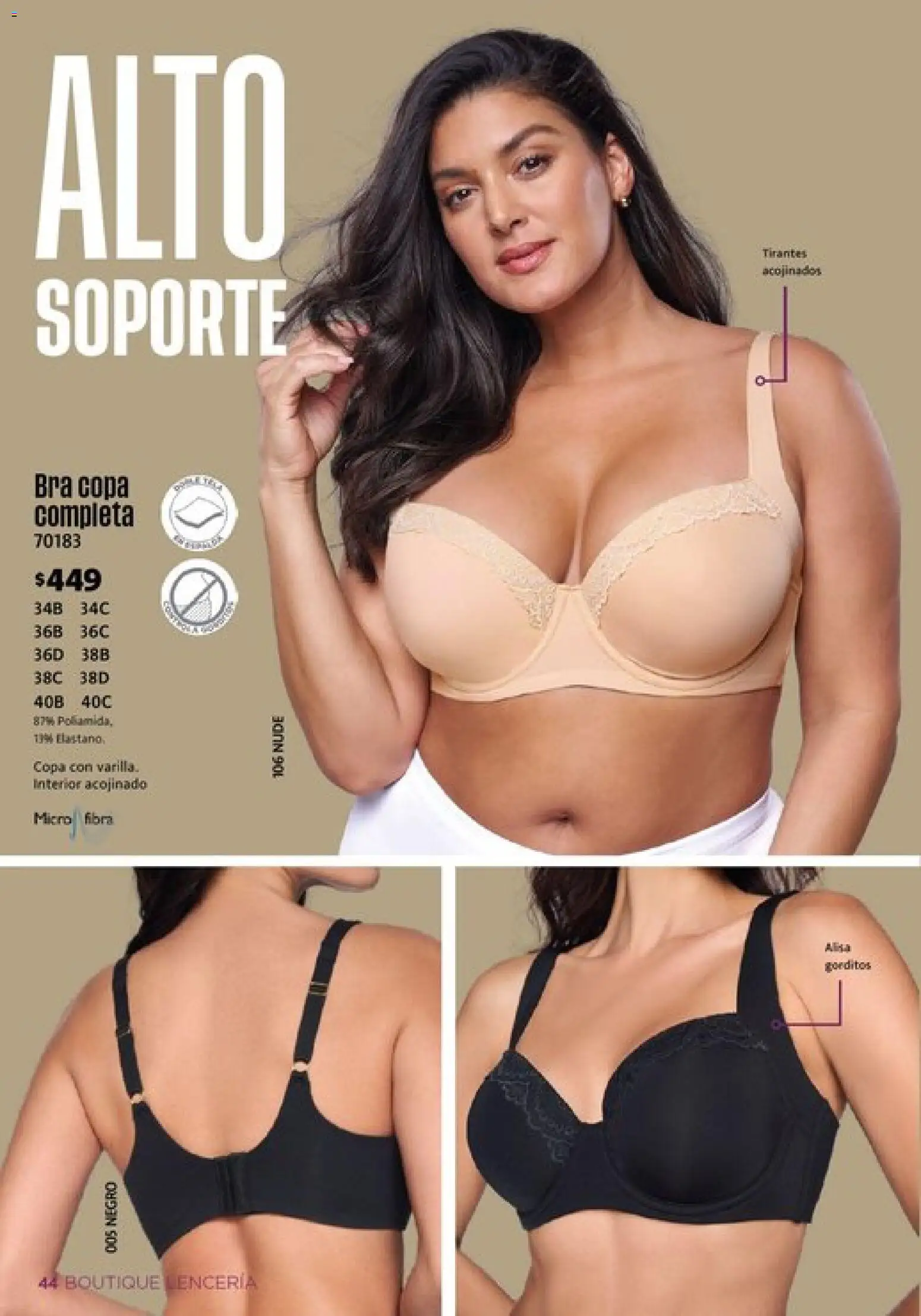 Nuevas ofertas de Ilusión válidas en toda la República Mexicana desde el 01.03.2026. ¡Encuentra las mejores ofertas en Ilusión catálogo Primavera! | Página: 46 | Productos: Tirantes, Lenceria